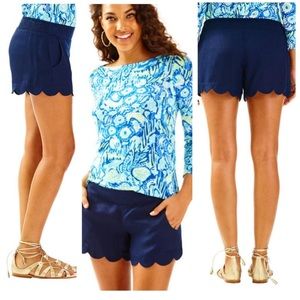 Lilly Pulitzer Dahlia Shorts Navy
